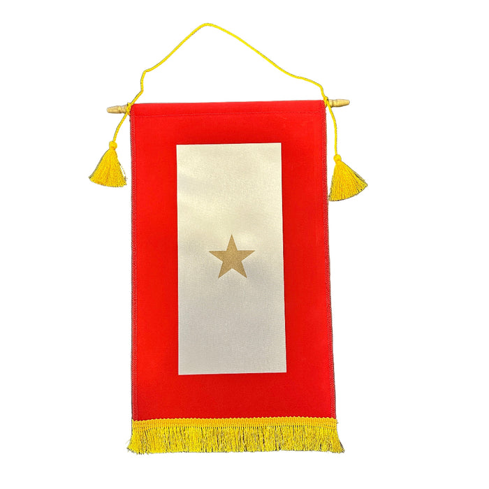 One Gold Service Star Banner - Made in the USA