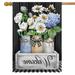 Crated Mason Jars Banner Flag