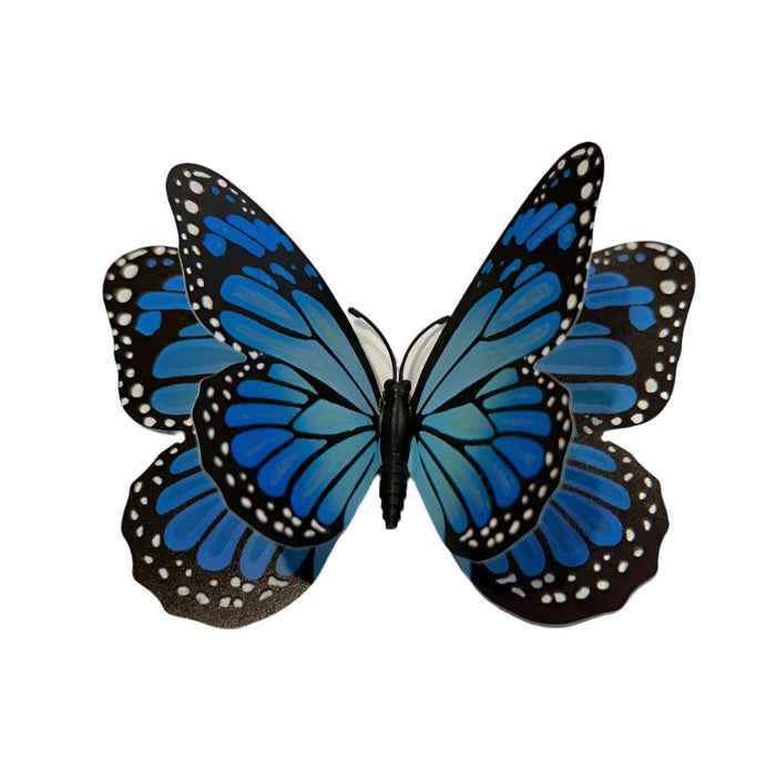 Blue Monarch Glow in the Dark Paper Butterfly Magnet