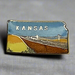 Kansas Map Lapel Pin 2025