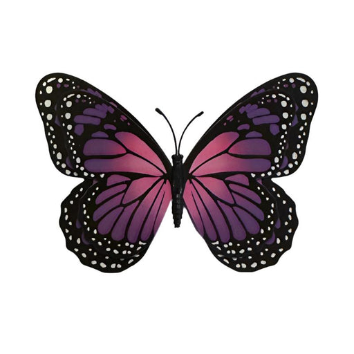 Purple Monarch Glow in the Dark Paper Butterfly Magnet