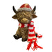 Holiday Scarf Hyland Cow Figurine