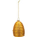 Sparkly Beehive Glass Ornament