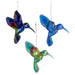 Iridescent Hummingbird Acrylic Ornament - Assorted Styles