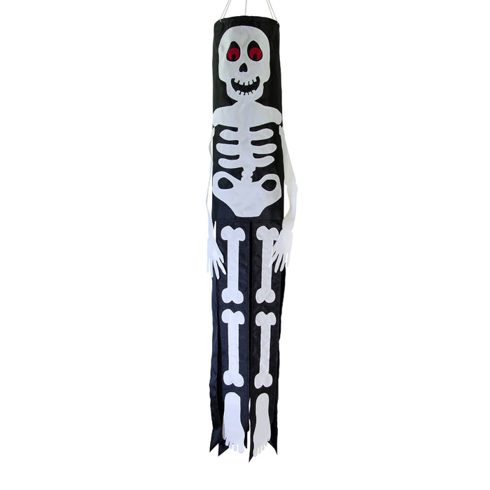 40" Lil' Bones Skeleton 3D Windsock