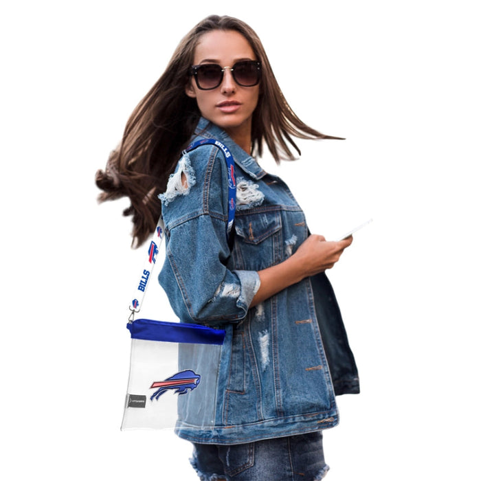 Buffalo Bills Clear 3D Logo Satchelette