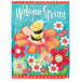 Welcome Spring Bee Banner Flag