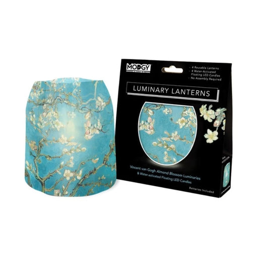 Van Gogh Almond Blossom Expandable Luminary Lanterns