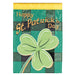 St Patrick’s Day Checkerboard Applique Garden Flag