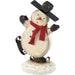 Snowman Skates Chunky Shelf Sitter
