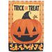 Trick or Treat Jack-O-Lantern Garden Flag
