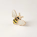 Queen Honey Bee Enamel Lapel Pin