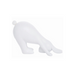 Downward Dog White Easter Yoga Bunny