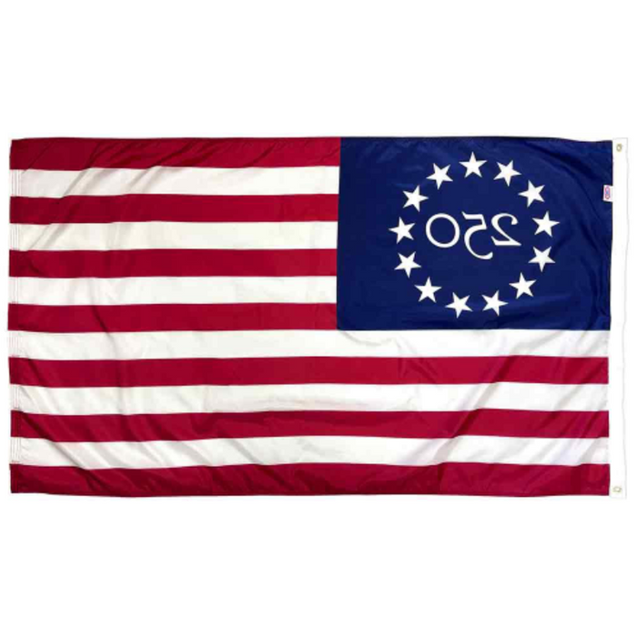 America 250 Betsy Ross Printed Nylon Flag