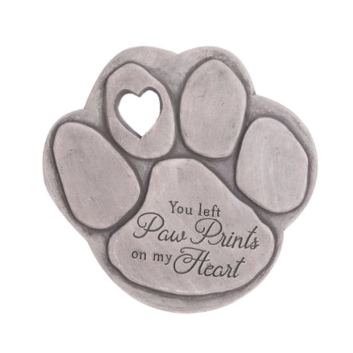 Pawprint Shaped Memorial Stepping Stone