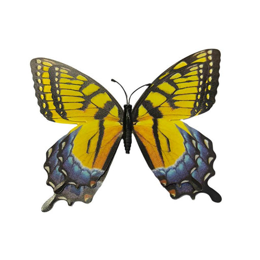 Yellow Swallowtail Glow in the Dark Paper Butterfly Magnet