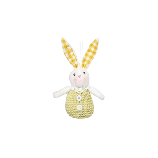 Mini Yellow Sweet Bunny Plush Ornament