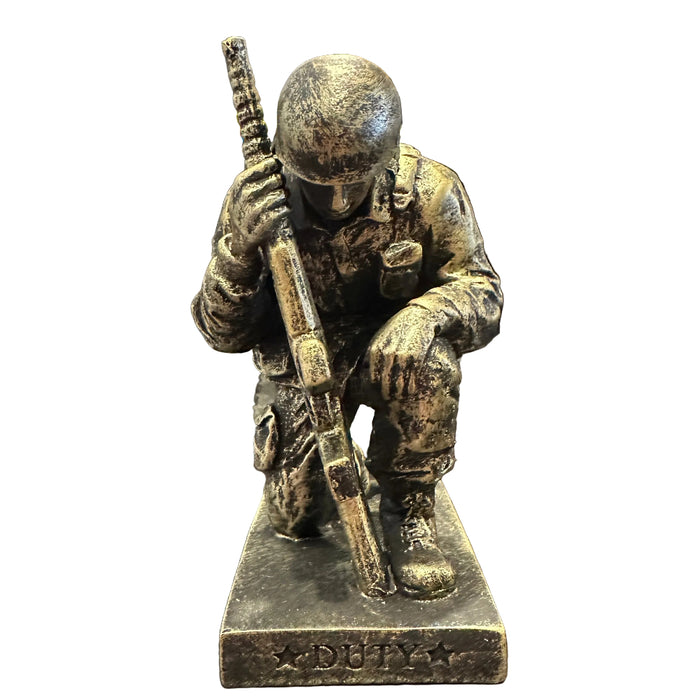 Small Called to Prayer Soldier Figurine