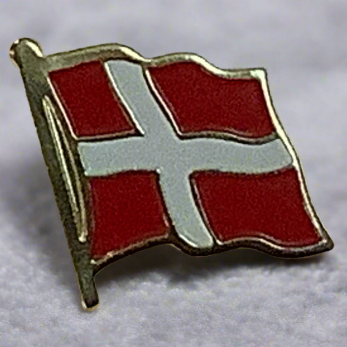 Denmark Flag Lapel Pin 2025 