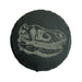 Dinosaur Skull Round Slate Coaster