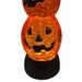 10" Pumpkin Stack LED Water Lantern