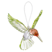 Ruby Throated Hummingbird Acrylic Ornament