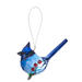 Elegant Berry Blue Jay Acrylic Ornament