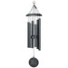 27" Always Loved Pawprint Black Wind Chime (6 Tubes)