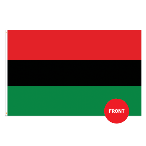 Afro American Polyester Flag - Made in the USA