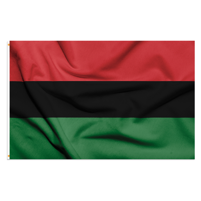 Afro American Polyester Flag - Made in the USA