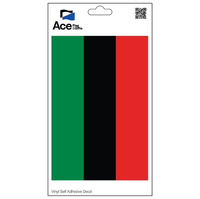 Afro American Decal - Made in the USA