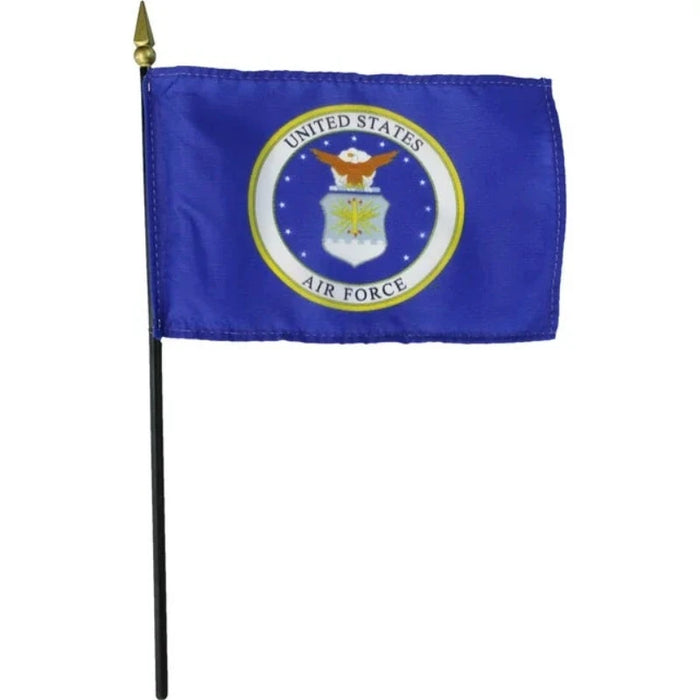 4x6" US Air Force Stick Flag