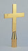 9" Classic Church Cross Solid Brass Pole Topper