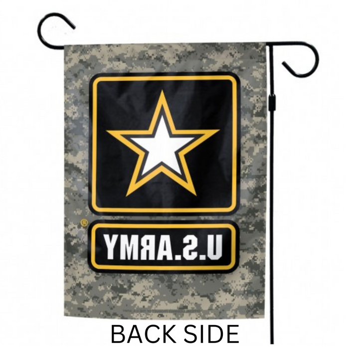 US Army Camo Garden Flag