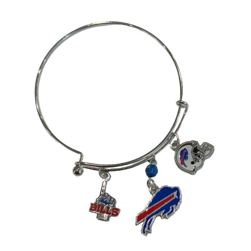 Buffalo Bills Helmet Three Charm Bracelet