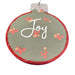 Joy Retro Christmas Deer Ornament