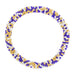 Roll-On® Beaded Bracelet - Speckled Gold and Navy