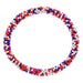 Roll-On® Beaded Bracelet - Speckled Red, White, and Blue