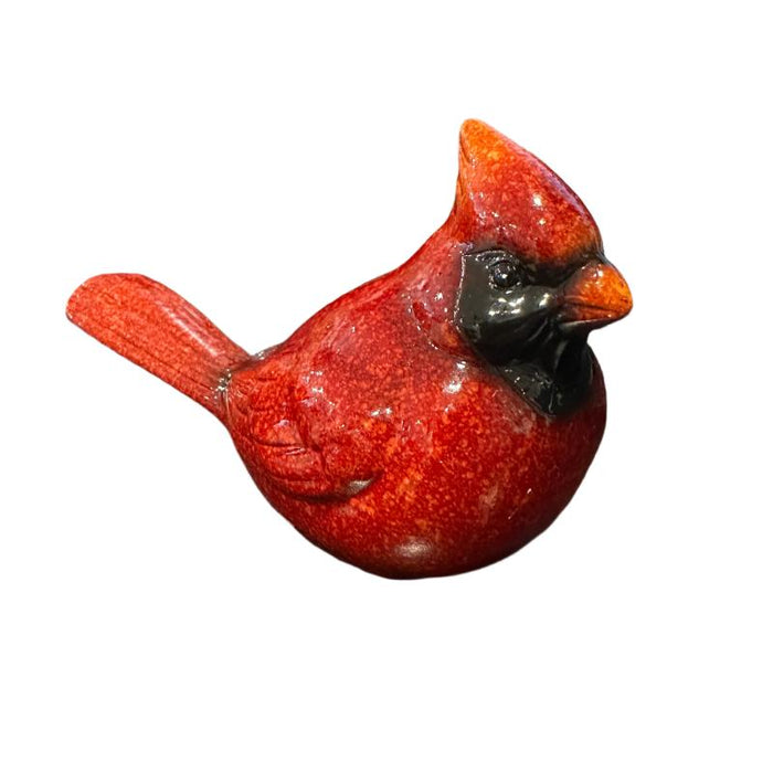 Glazed Resin Male Cardinal Figurine