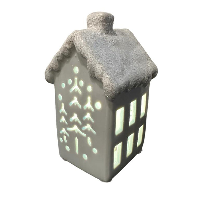 Multi Tree LED Large Blue Glitter House Décor