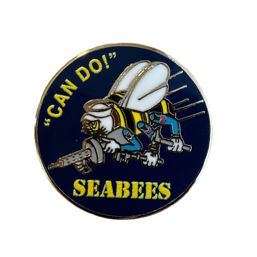 US Navy Seabees Lapel Pin