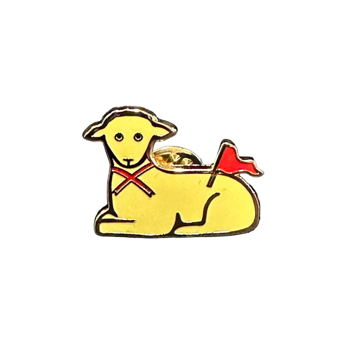 Butter Lamb Lapel Pin