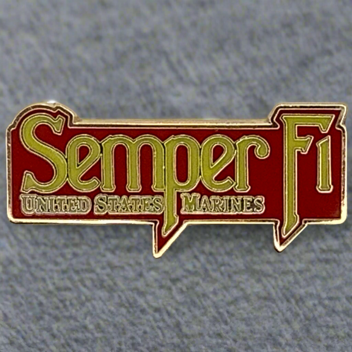 US Marine Corps "Semper Fi" Lapel Pin 2025