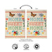 Floral Home Sweet Home Burlap Garden Flag