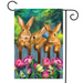 Garden Bunnies Garden Flag