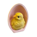Baby Chick in Pink Egg Figurine