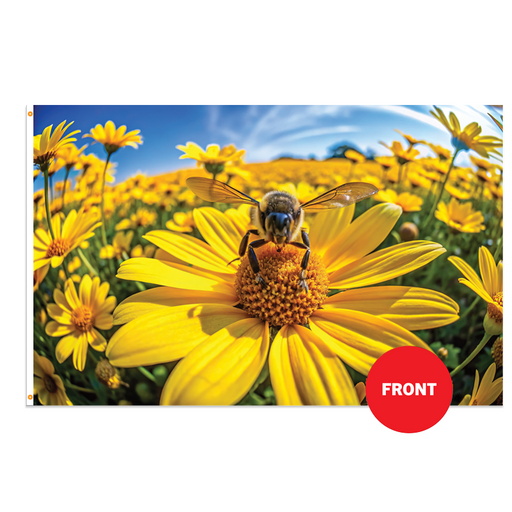 3x5' Spring Bee Polyester Flag - Made in USA