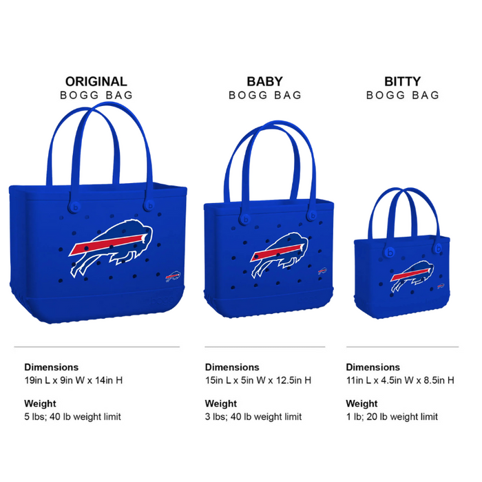 image showing the different size Bogg bags