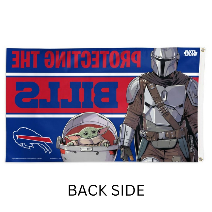 3x5' Buffalo Bills Mandalorian Polyester Flag