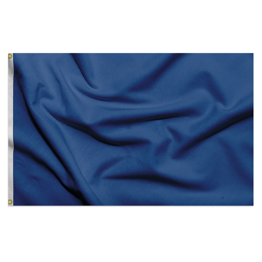 Blue Solid Color Attention Flag - Made in USA